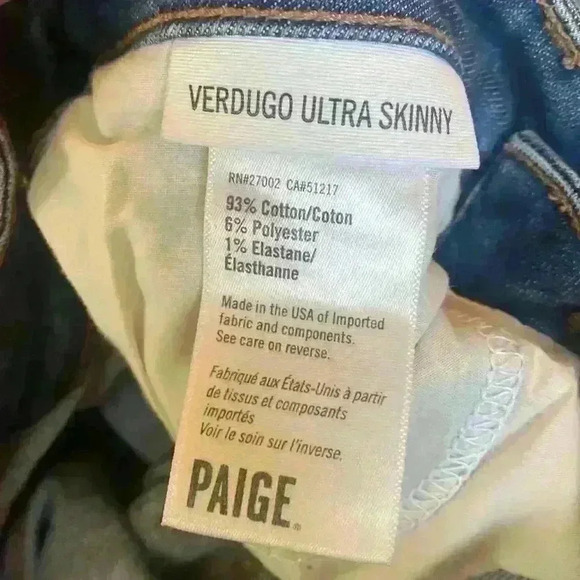 Size 25 Paige jeans in wonderful condition. - Picture 12 of 12